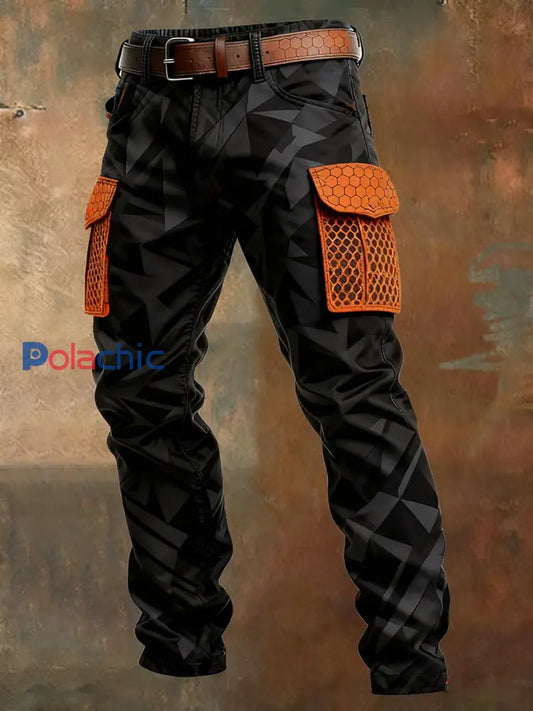 Pantalon de travail décontracté de style d’affaires rétro pour hommes A / S