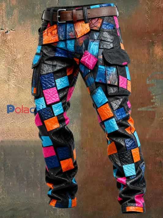 Pantalon de travail décontracté de style d’affaires rétro pour hommes A / S