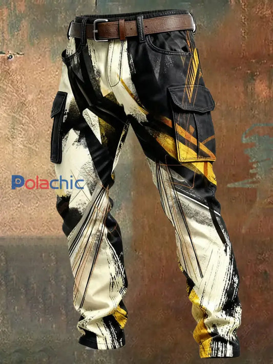 Pantalon de travail décontracté de style d’affaires rétro pour hommes A / S