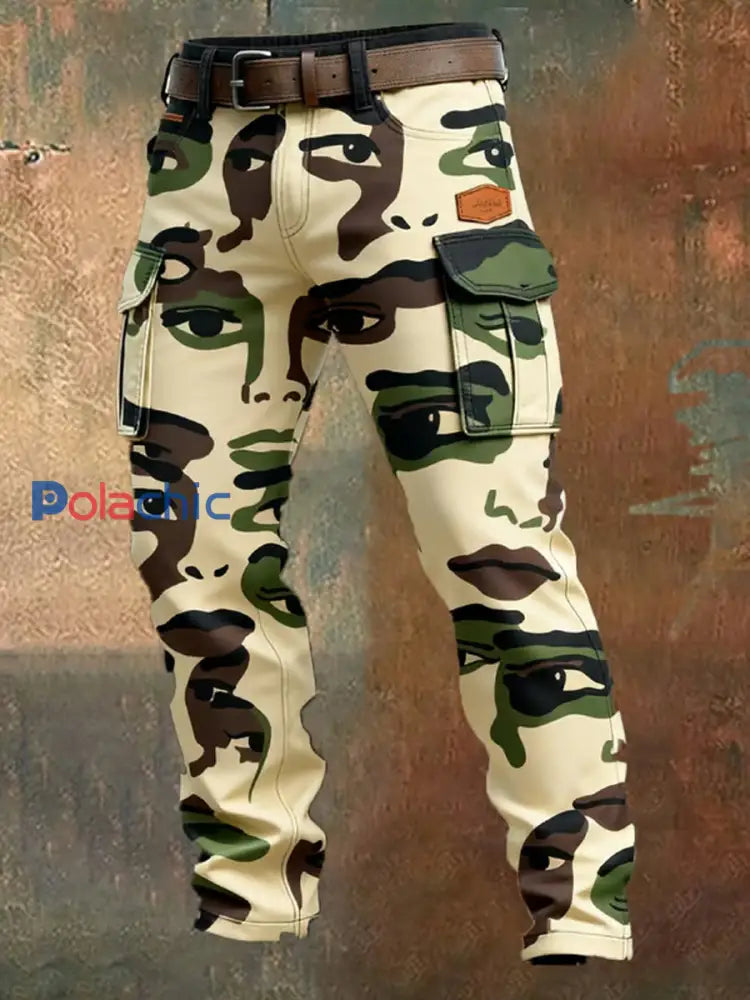 Pantalon de travail décontracté de style d’affaires rétro pour hommes A / S