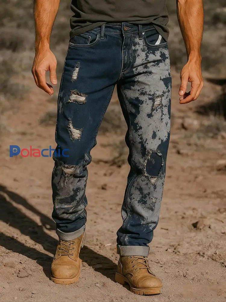 Pantalon de travail décontracté de style d’affaires rétro pour hommes A / S