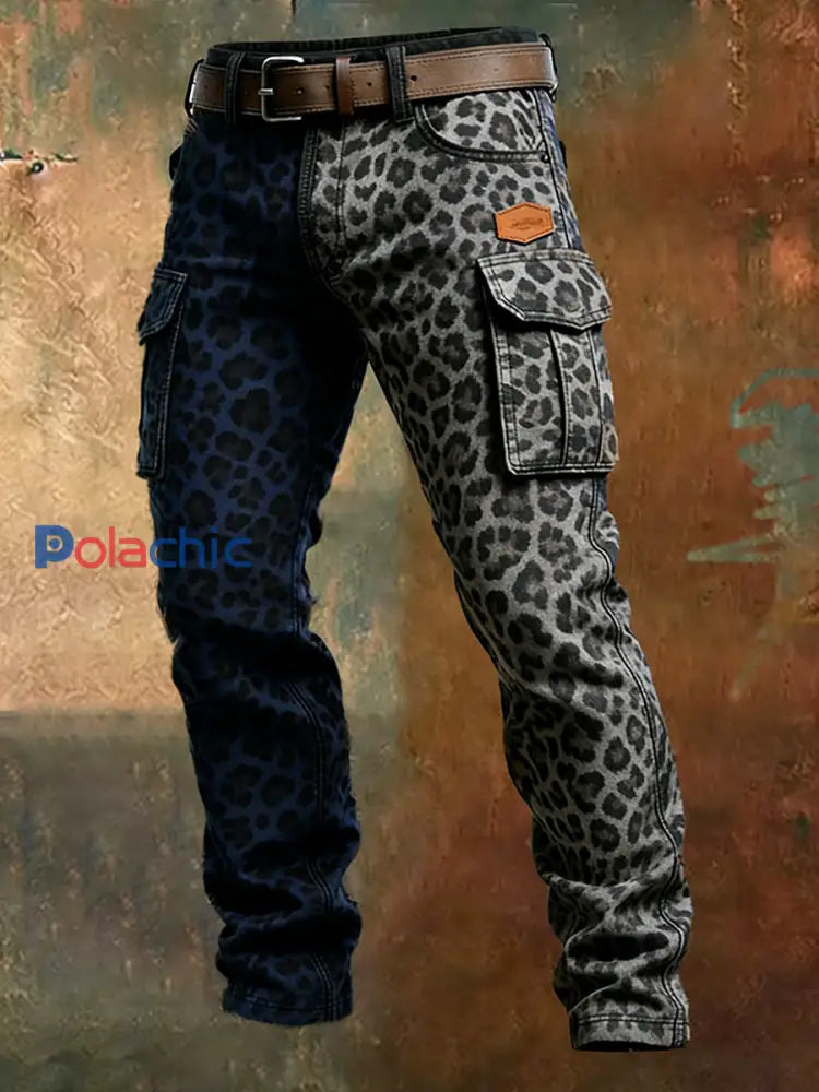 Pantalon de travail décontracté de style d’affaires rétro pour hommes A / S