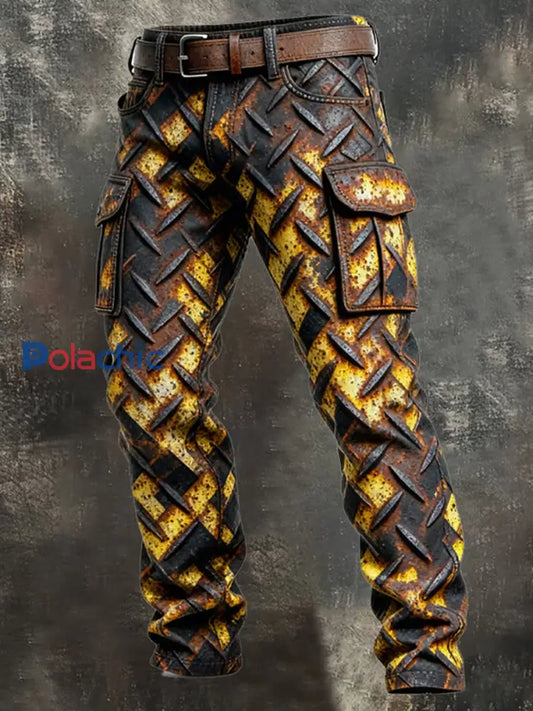 Pantalon de travail décontracté de style d’affaires rétro pour hommes A / S