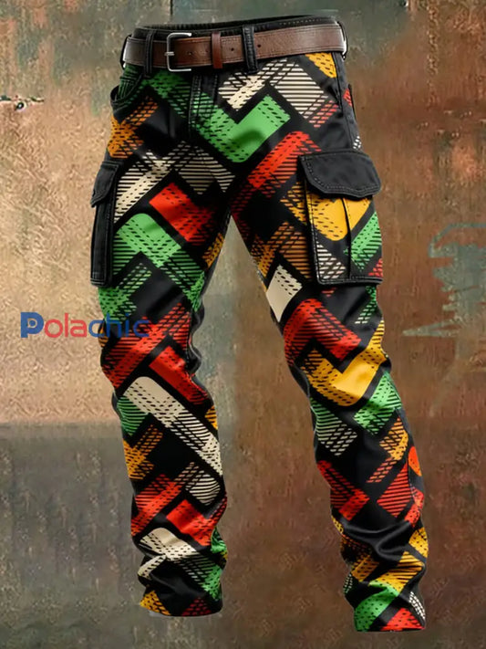 Pantalon de travail décontracté de style d’affaires rétro pour hommes A / S