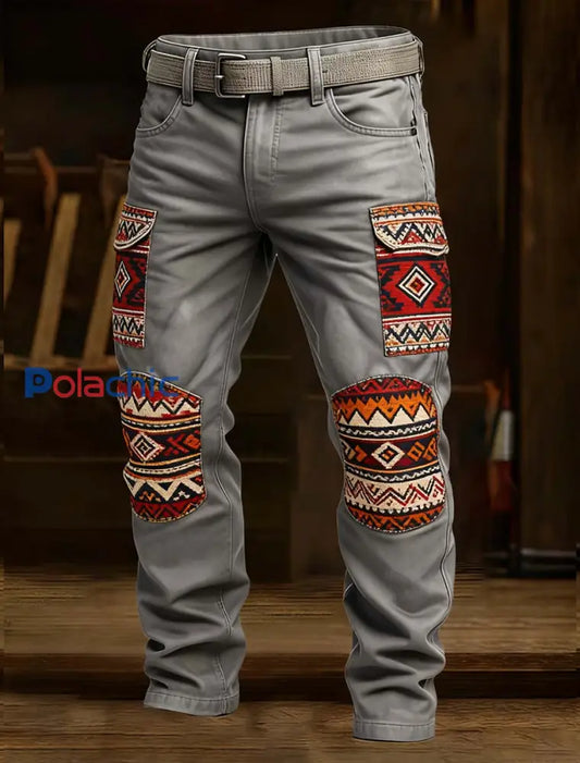 Pantalon de travail décontracté de style d’affaires rétro pour hommes A / S