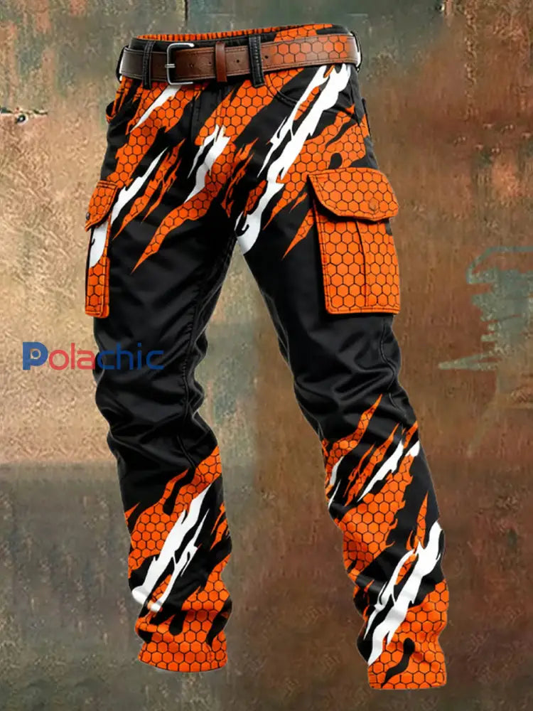 Pantalon de travail décontracté de style d’affaires rétro pour hommes A / S