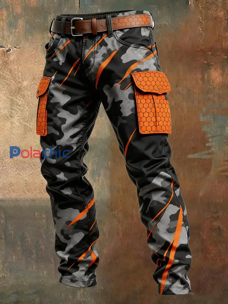Pantalon de travail décontracté de style d’affaires rétro pour hommes A / S
