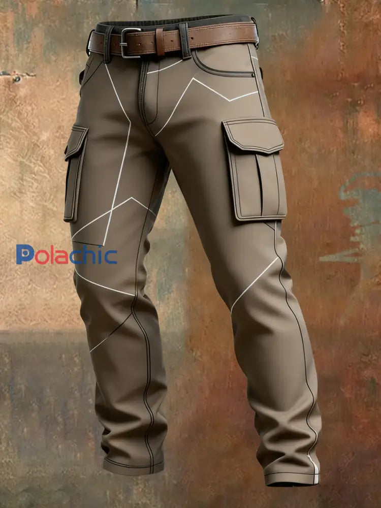 Pantalon de travail décontracté de style d’affaires rétro pour hommes A / S