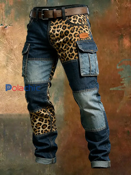 Pantalon de travail décontracté de style d’affaires rétro pour hommes A / S