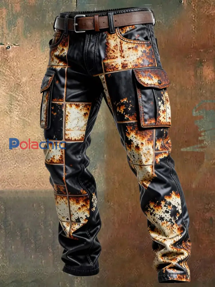 Pantalon de travail décontracté de style d’affaires rétro pour hommes A / S