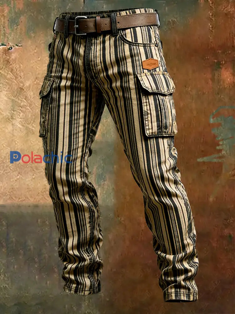 Pantalon de travail décontracté de style d’affaires rétro pour hommes A / S