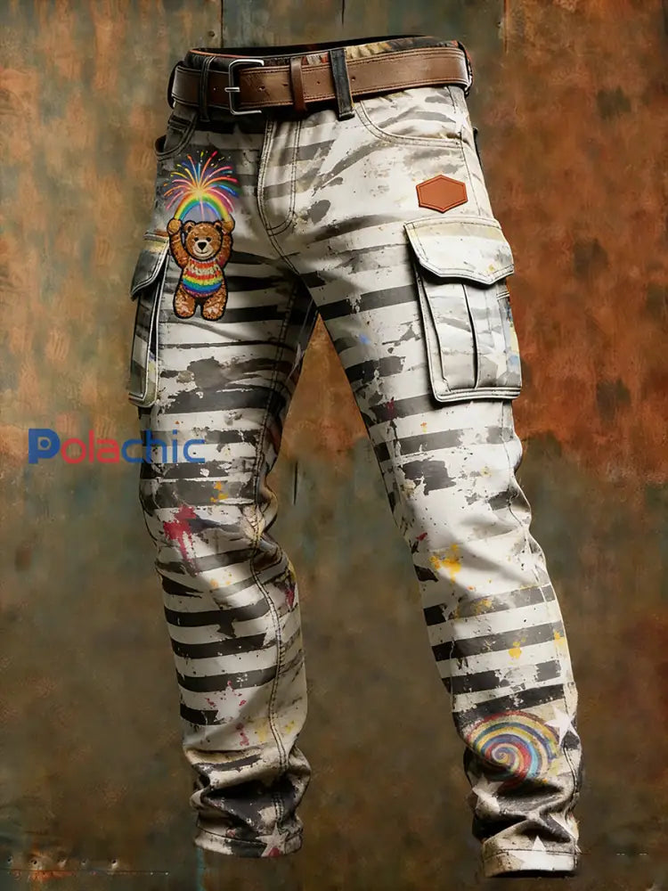 Pantalon de travail décontracté de style d’affaires rétro pour hommes A / S