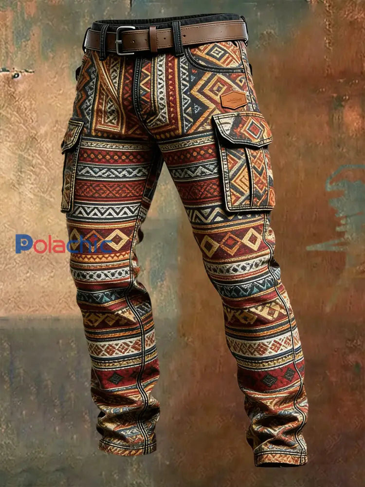 Pantalon de travail décontracté de style d’affaires rétro pour hommes A / S