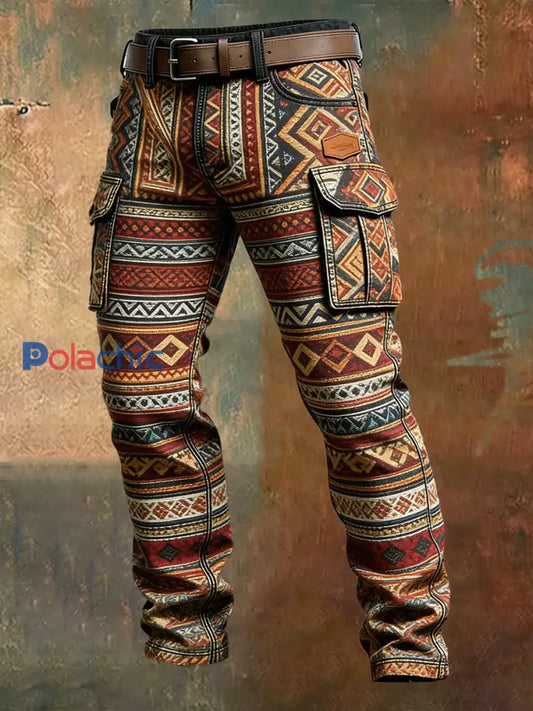 Pantalon de travail décontracté de style d’affaires rétro pour hommes A / S