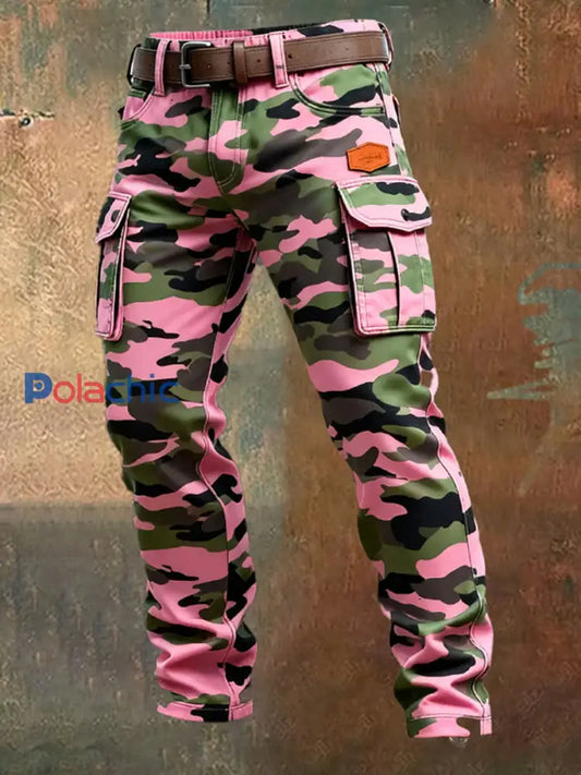 Pantalon de travail décontracté de style d’affaires rétro pour hommes A / S