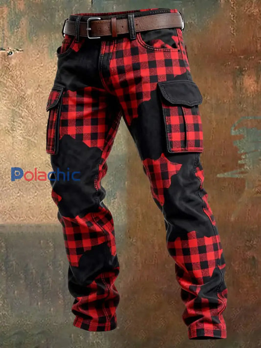 Pantalon de travail décontracté de style d’affaires rétro pour hommes A / S