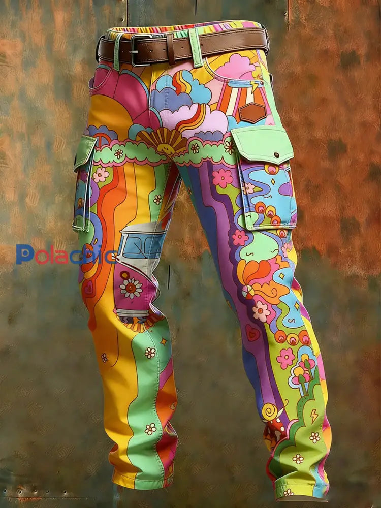 Pantalon de travail décontracté de style d’affaires rétro pour hommes A / S