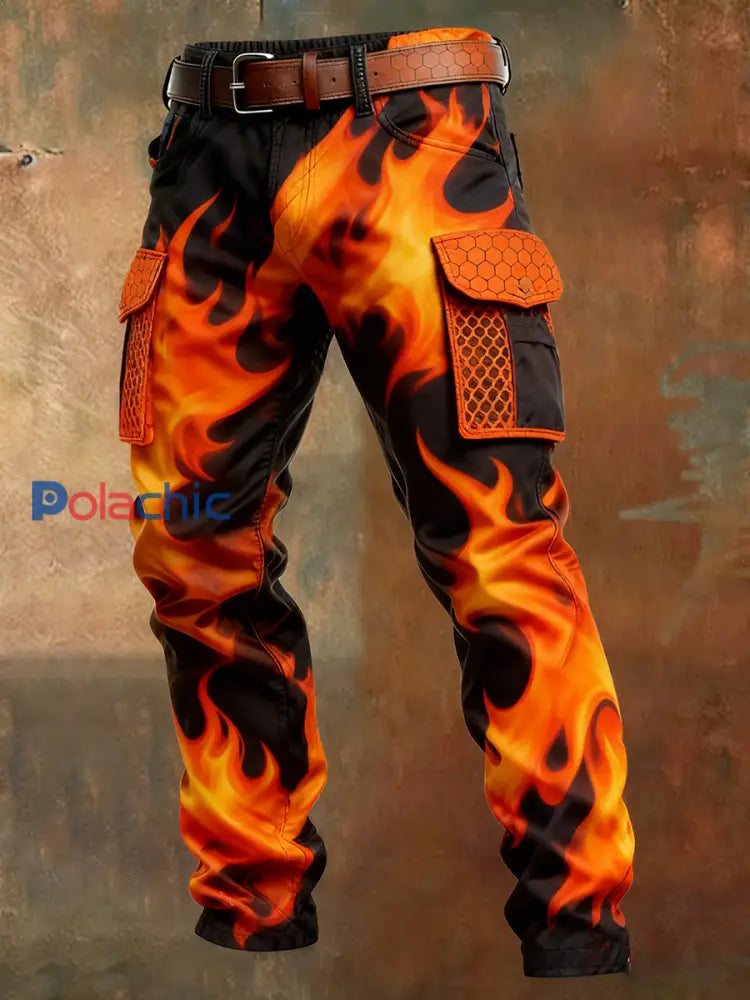 Pantalon de travail décontracté de style d’affaires rétro pour hommes A / S