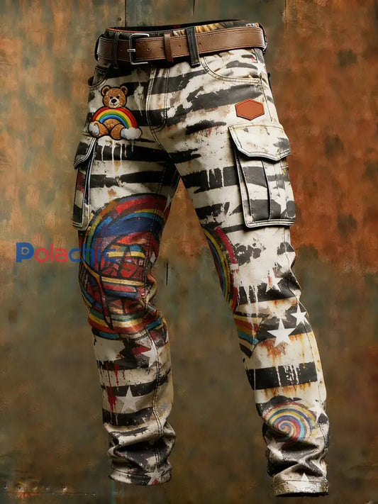 Pantalon de travail décontracté de style d’affaires rétro pour hommes A / S