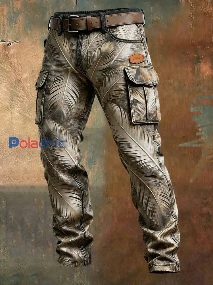 Pantalon de travail décontracté de style d’affaires rétro pour hommes A / S