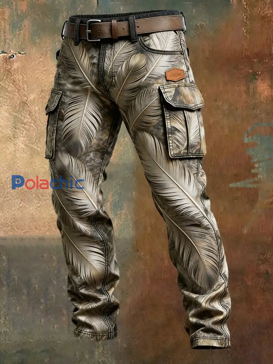 Pantalon de travail décontracté de style d’affaires rétro pour hommes A / S