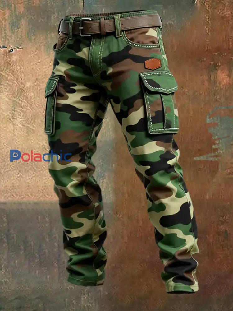 Pantalon de travail décontracté de style d’affaires rétro pour hommes A / S