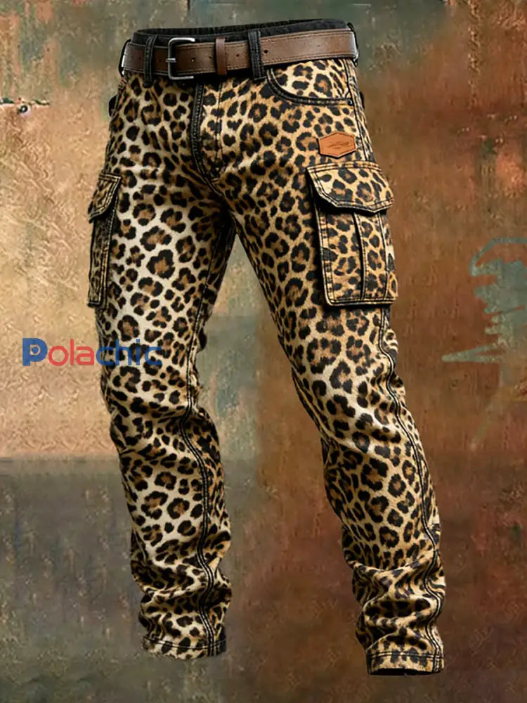 Pantalon de travail décontracté de style d’affaires rétro pour hommes A / S