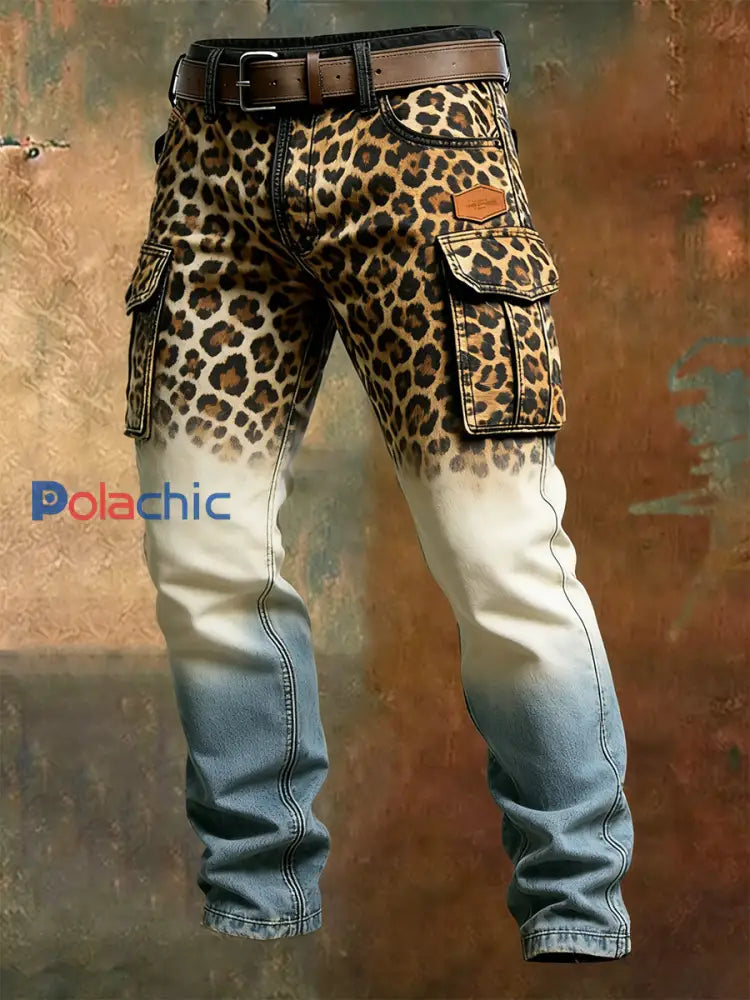 Pantalon de travail décontracté de style d’affaires rétro pour hommes A / S