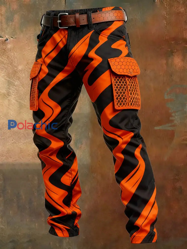 Pantalon de travail décontracté de style d’affaires rétro pour hommes A / S