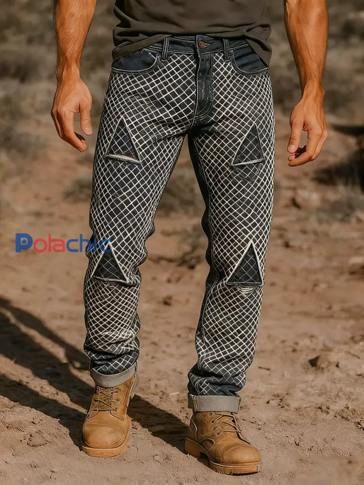 Pantalon de travail décontracté de style d’affaires rétro pour hommes A / S