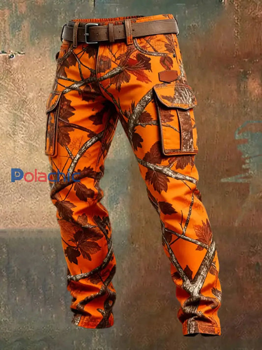 Pantalon de travail décontracté de style d’affaires rétro pour hommes A / S