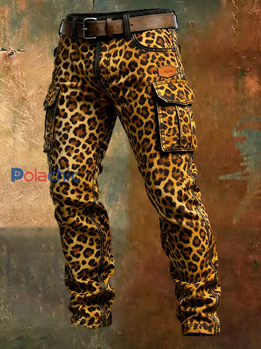 Pantalon de travail décontracté de style d’affaires rétro pour hommes A / S