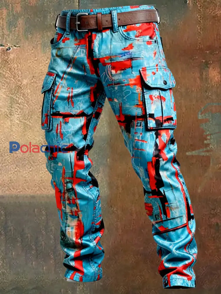 Pantalon de travail décontracté de style d’affaires rétro pour hommes A / S