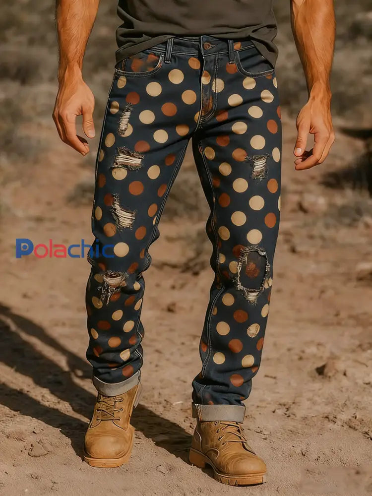 Pantalon de travail décontracté de style d’affaires rétro pour hommes A / S