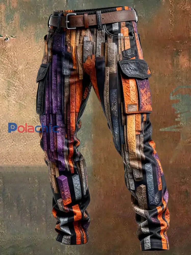 Pantalon de travail décontracté de style d’affaires rétro pour hommes A / S