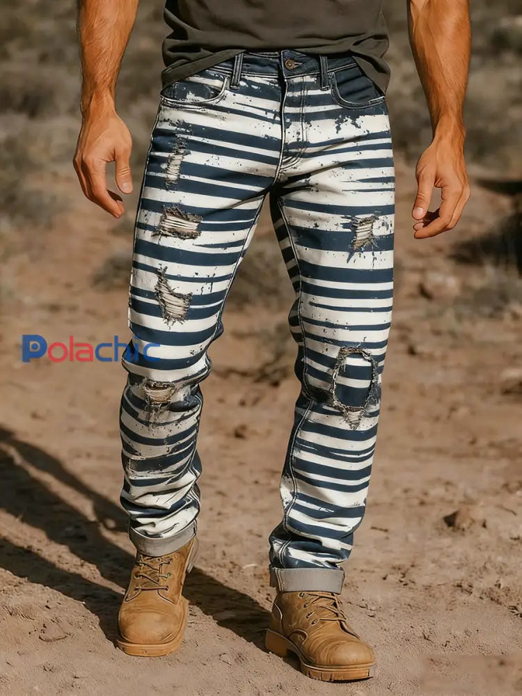 Pantalon de travail décontracté de style d’affaires rétro pour hommes S