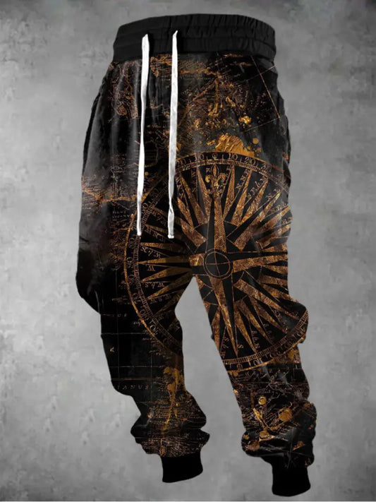 Pantalons de survêtement Viking pour hommes Noir / S