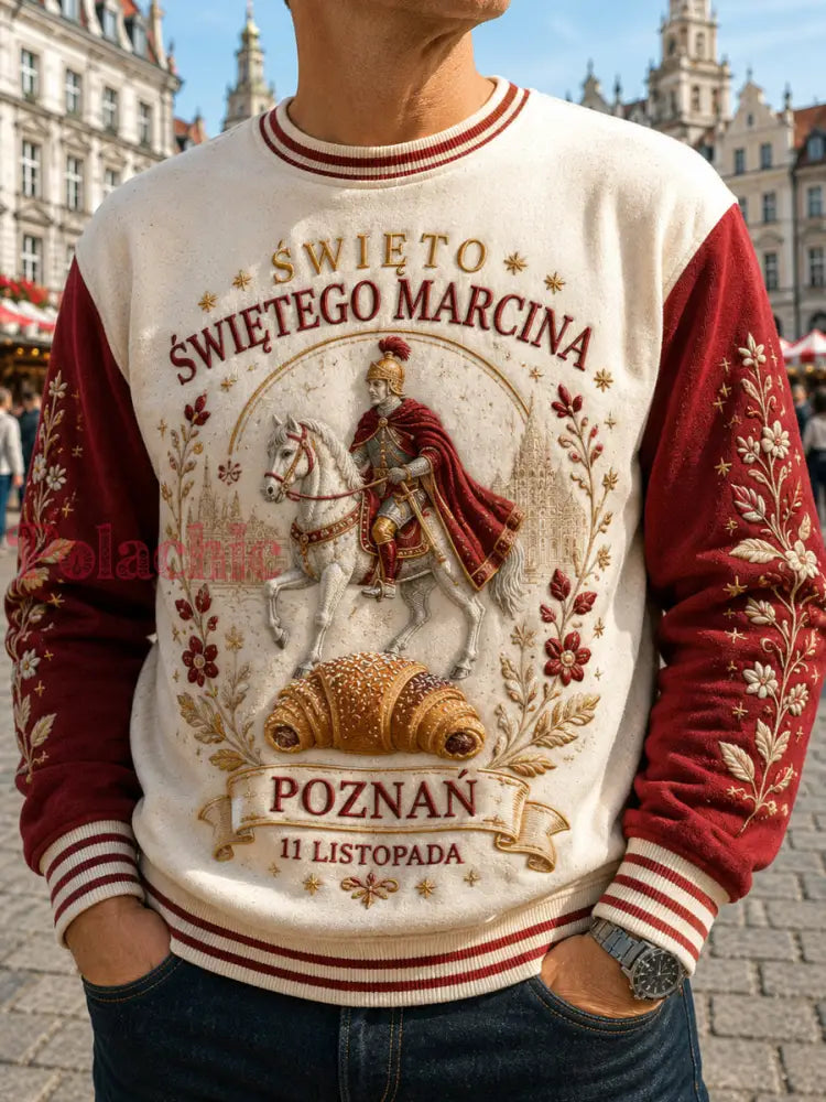 Patchwork obchodów festiwalu retro San Martin dla mężczyzn - Jak na zdjęciu / S