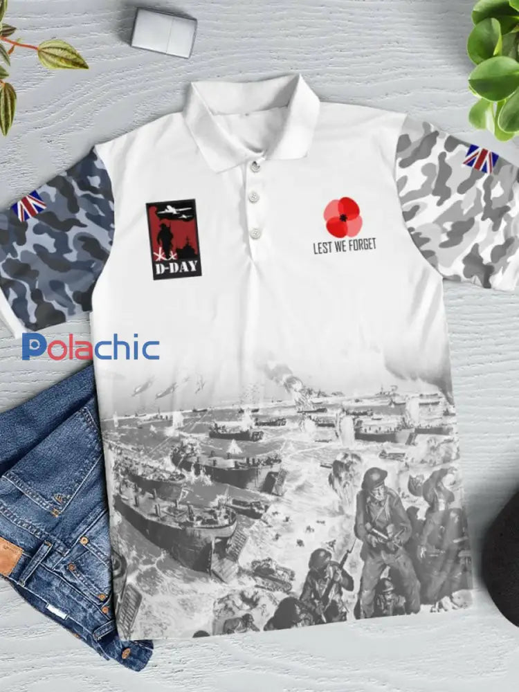 Polo à manches courtes D-DAY 81ST ANNIVERSARY pour homme