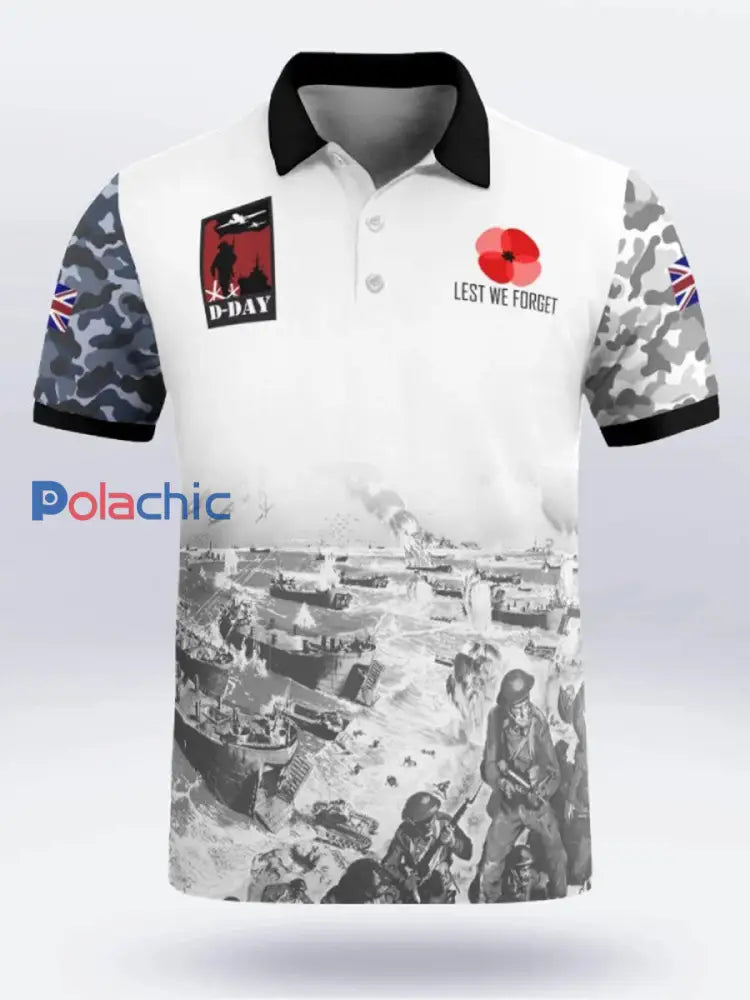 Polo à manches courtes D-DAY 81ST ANNIVERSARY pour homme