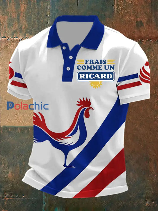 Polo à manches courtes Frais Comme Un Ricard pour homme comme image / S
