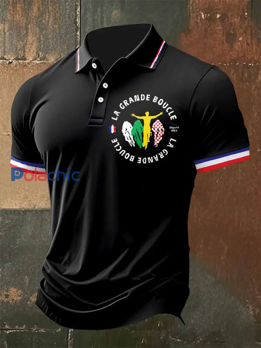 Polo À Manches Courtes Tour De France Pour Homme comme image / S