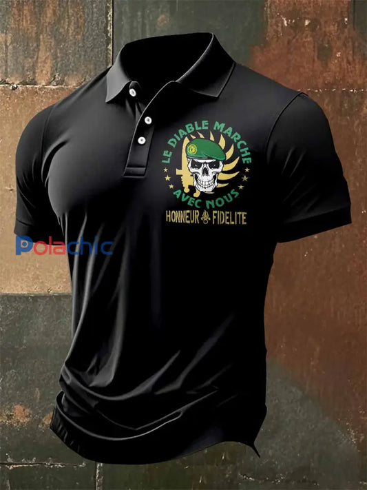 Polo Homme Vintage Régiment Étranger Français comme image / S