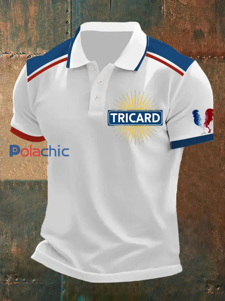 Polo imprimé à manches courtes Ricard Homme A / S