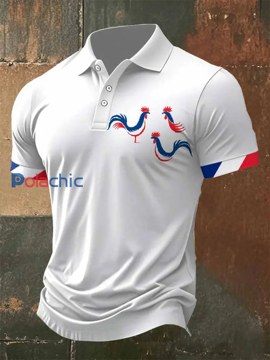 Polo Imprimé Pour Homme comme image / S