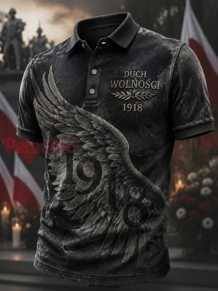 Polo męskie Proud Poland - Jak na zdjęciu / S