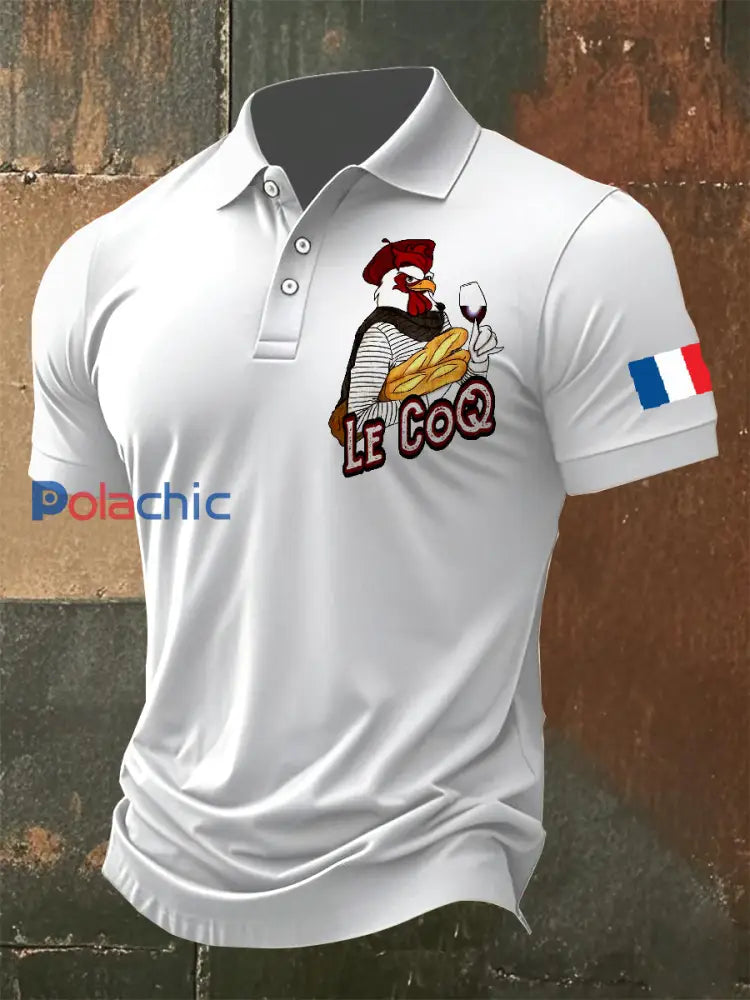 Polo Vintage Imprimé Homme comme image / M