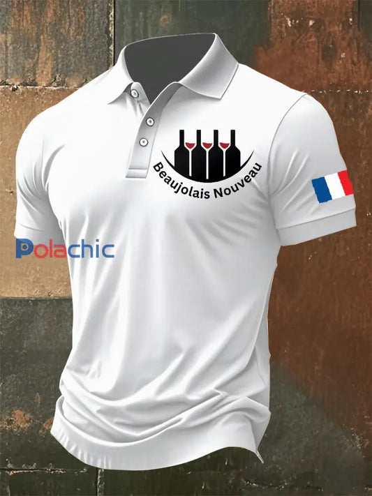 Polo Vintage Imprimé Homme comme image / M