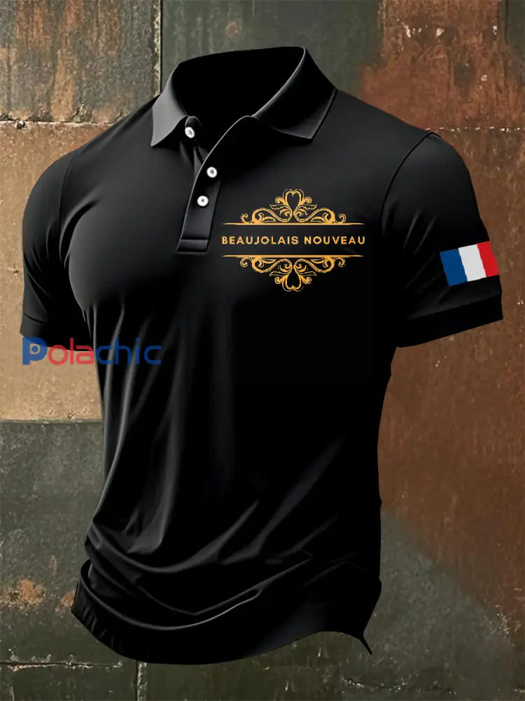 Polo Vintage Imprimé Homme comme image / M