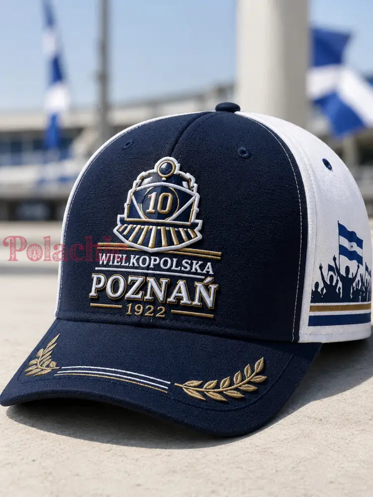 Polska Piłka Nożna Kolejorz Czapka Unisex - A / JEDEN